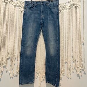 Levi’s Classic Straight Leg Blue Jeans Water<less Denim Sz 34x32